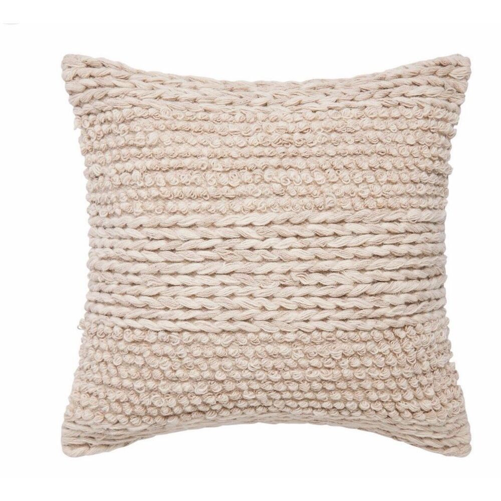 URBAN BARN Milk 20”x20” Inala Throw Pillow Cover